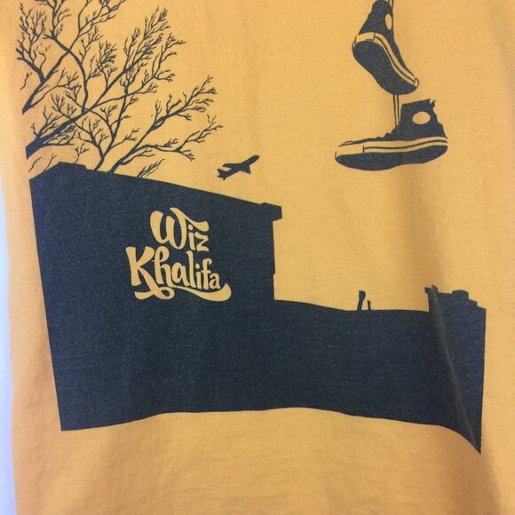 Wiz Khalifa T-Shirt Size S Powerlines Sneakers Front Graphic Rap Hip Hop Trap - Picture 3 of 12